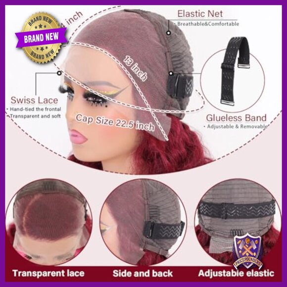 Human Hair Lace Front Wig 14 Inch Body Wave 180 Density Glueless main image 4